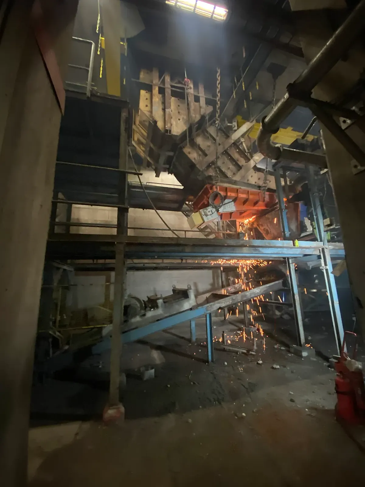 Loading conveyor and platform replacement at LKAB Malmberget