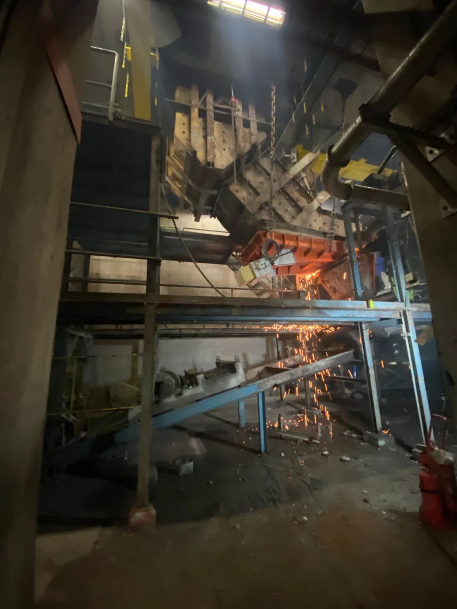 Loading conveyor line and platform replacement at LKAB Malmberget