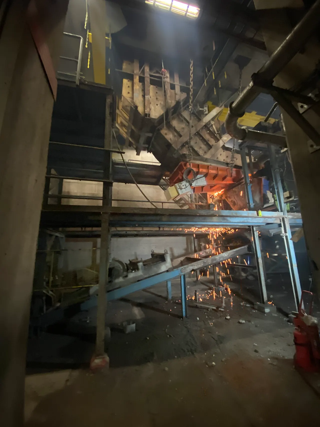 Loading conveyor line and platform replacement at LKAB Malmberget